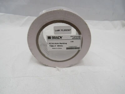 Brady B726 Aisle Marking Tape 2" White - Image 1 of 4