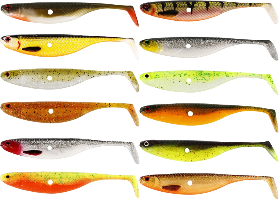 Westin ShadTeez Hollow 8cm 4g - 3 Gummifische, Gummiköder, Angelköder, Softbaits