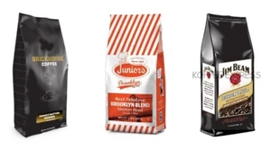Paquete de café con sabor con mantequilla de maní plátano, mezcla de Brooklyn y vainilla - Imagen 1 de 10