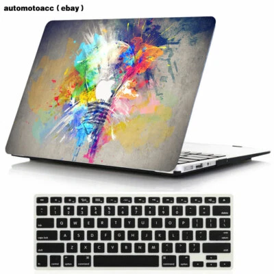 抽象 Colorl 外壳+ 键盘保护套 适用于 Macbook M4 Air 13 15 Pro 14 16 11 12 英寸 — 第 1/4 张图片