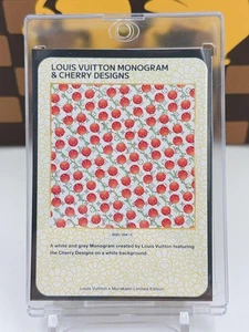 Louis Vuitton Takashi Murakami Monogram & Cherry Trading Card White 2025 034 C - Picture 1 of 2