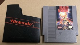 DRAGON WARRIOR 3 Game Cartridge for the Nintendo NES Tested 12/9/25.