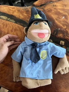 Melissa & Doug Police Officer Shields Trooper Cop Hand Puppet - Picture 1 of 8