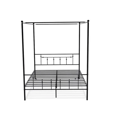 ATQCBLK Anniston Canopy Bed with Deluxe Style Headboard and Footboard -... - Image 1 of 3