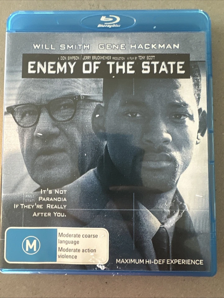 Enemy of the State (Blu-ray, 1998) Region B Free Post - image 1 of 1
