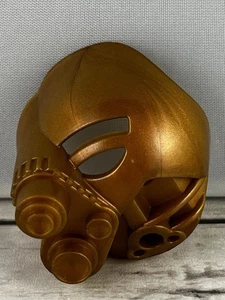 Lego Bionicle Akaku Mask 32569 Gold Kopaka Kanohi - Picture 1 of 3