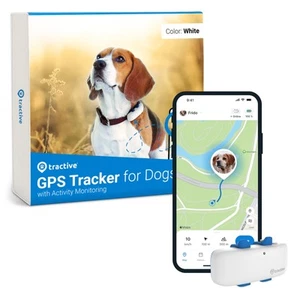 GPS Tracker for Dogs Waterproof GPS Location Smart Pet Activity Tracker Unlim - Picture 1 of 7