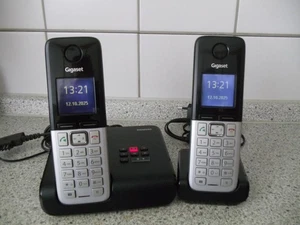 Siemens Gigaset C300A Duo mit AB. schnurloses Telefon - Bild 1 von 3