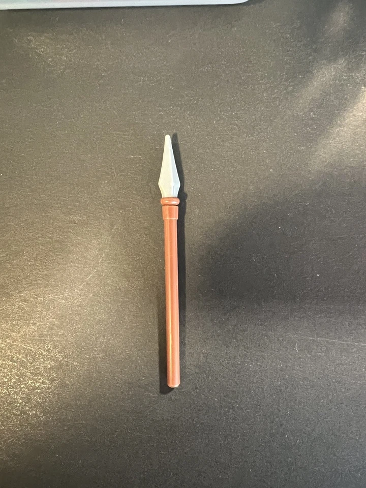 LEGO Señor de los Anillos Uruk Hai Ejército Eomer Lanza Solo LOTR 9471 9474 Tapa Plateada Foto 1 de 1