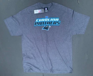Nuova con etichette NFL Team Apparel Carolina Panthers maglia manica corta uomo XL grigio nfl - Foto 1 di 11
