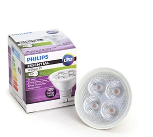 Philips 5W MR16 LED 2700K Lamp Spotlight 12V Bulb GU5.3 = 50W Halogen Lights - Picture 1 of 5