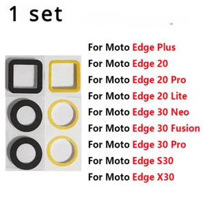 For Motorola Edge 20 Lite Plus X30 Pro 30 Fusion Neo Rear Back Camera Lens Glass - Picture 1 of 14