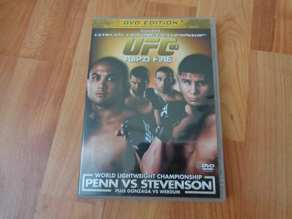 Campeonato De Lucha Definitivo UFC 80 Fuego Rápido DVD WWE - Imagen 1 de 1