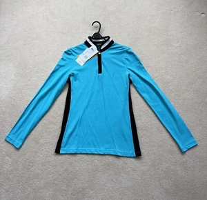 Golfino Ladies golf Top Jumper Blue Size IT 44 UK 12 NEW - Picture 1 of 6