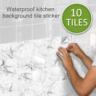 Marble Kitchen Stick-On Wall Tile Sticker Self-Adhesive Waterproof Pvc Wallpaper