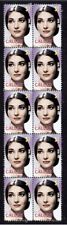 MARIA CALLAS 'ICONS OF OPERA' STRIP OF 10 MINT VIGNETTE STAMPS 1