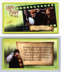 Wingardium ... #40 Harry Potter & The Sorcerer's Stone 2001 WOTC Holofoil Card - Picture 1 of 1