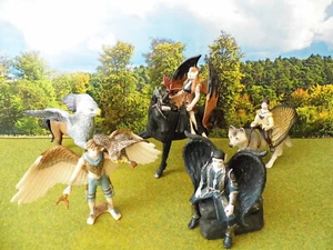 SCHLEICH Bayala Jaro Turag Surah Arelan, PAPO Hippogreif, MOJÖ schwarzes Einhorn - Bild 1 von 8