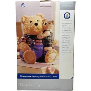 Holiday Collection “Bear” Ideal Gift Ceramic Cookie Jar & Salt & Pepper Shakers - Picture 1 of 7