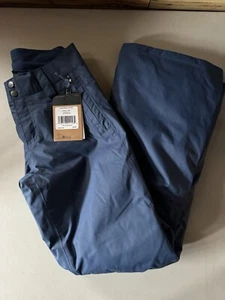 NWT Womens. North Face Sally Insulated Waterproof Ski Snow Winter Pants Blue XS - Picture 1 of 2