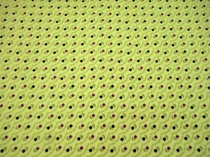 Benartex Fabric By Yard Purple Green Floral on Lt Green Calico Premium Cotton #C - Picture 1 of 2