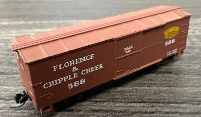 Micro-Trains Nn3 #15104 Wood Sheathed Boxcar Florence & Cripple Creek Nn3 NOS! - Image 1 of 4