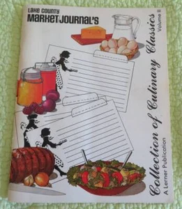 Vtg 80s/90s LAKE COUNTY IL Market Journal RECIPES Cookbook Local Regional - Picture 1 of 5