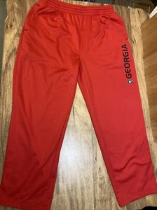 Men's XL Georgia Bulldogs Pants Red, Section 101 by Majestic, Athletic Gym Sport - Picture 1 of 11