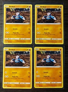4x Drilbur 091/185 Pokemon card Vivid Voltage common NM - Picture 1 of 1