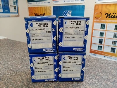 JUEGO DE PISTONES FIAT 900i (4) Panda Cinquecento Seicento 170A1000 STD o .4MM surtido Foto 1 de 4