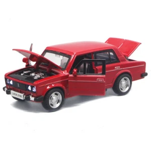 1/32 VAZ Lada 2106 Modellauto Diecast Spielzeug fur Kinder Junge Geschenke Rot - Bild 1 von 4