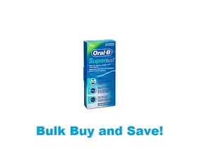 Oral B Super Floss Packets and Cartons - 50pk - Bulk Buy Save - Picture 1 of 3