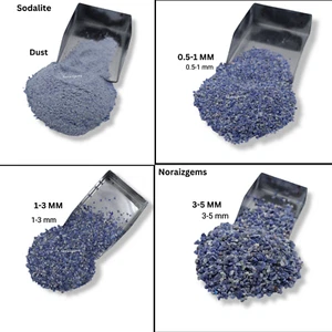Crushed Sodalite Stone Coarse Inlay Woodworking Stone Healing Powder Inlay - Picture 1 of 25