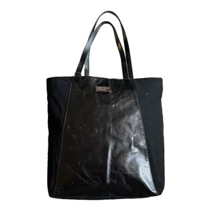 Jimmy Choo Black Animal Print Tote by Jimmy Choo Fragrances Parfums 14" X 13" - Picture 1 of 15