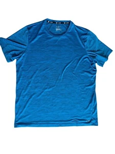 Tek Gear Dry Tek Mens Blue Short Sleeve Athletic T-Shirt XXL Tall Moisture-Wicki - Picture 1 of 6