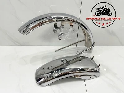 77-78 Honda CB550 CB550 K3 K4 Chrome Mud Guard 1979 Front & Rear Fenders Steel. — 第 1/4 张图片