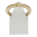 Solitär Diamant Brillant Ring 0,05 Ct 750 Gold Gr 50 18 Karat Schmuck R02.7657