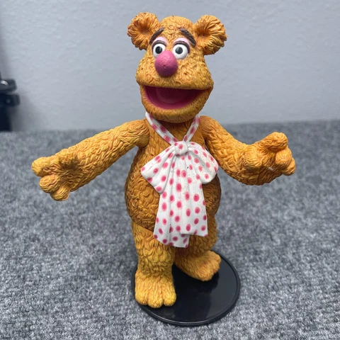 Palisades The Muppets Fozzie Bear Action Figure 5" w/ Stand Cover