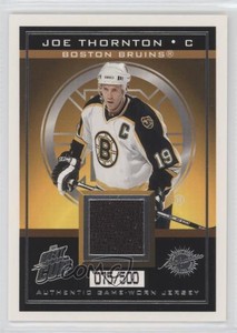 2003 Pacific Quest for the Cup Authentic Game-Worn Jerseys /500 Joe Thornton #2