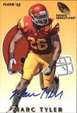2012 Fleer Retro Rookie Sensations Autographs #RS84 Marc Tyler