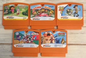 LOT OF 5 VTECH VSMILE MOTION CARTRIDGES * DORA * TOY STORY 3 * MICKEY *  - Picture 1 of 1