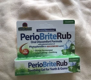 Nature'S Answer Periobrite Rub Soothing Gel For Teeth & Gums For Oral Discomfort - Picture 1 of 2