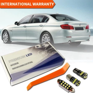 BMW 5 Series F10 Full LED Interior Premium Set 21 SMD Bulbs White Error Free - Picture 1 of 12