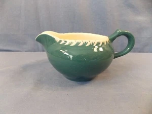 HARKER "Corinthian (Dark Teal Green)" Creamer - Picture 1 of 5