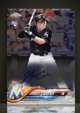 2018 Topps Chrome #RA-GC Garrett Cooper Auto RC Rookie Miami Marlins