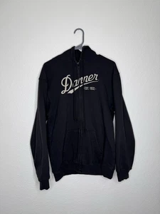 Danner Hoodie Men's Zip Up Hooded Black Sweatshirt Size M Workwear Made in USA - Picture 1 of 16
