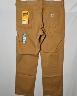 Carhartt мужской прочный Flex расслабленный крой холст работы брюки размер 40 x 32 BN2517-M новый с Ярлыками - Изображение 1 из 4
