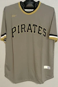 Roberto Clemente Pittsburgh Pirates Jersey Gray Road Series Men’s Size XL NWT - Picture 1 of 4