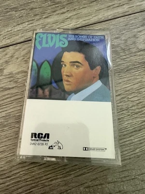 Vintage Elvis Cassette His Songs Of Faith And Inspiration Gospel RCA 1985 Tape - Image 1 of 4
