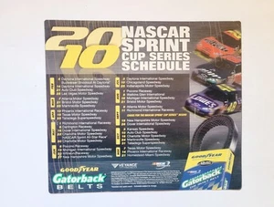 2010 NASCAR Sprint Cup Serie Zeitplan Magnet 5,5 Zoll x 6,5 Zoll Gummi kostenloser Versand - Bild 1 von 1